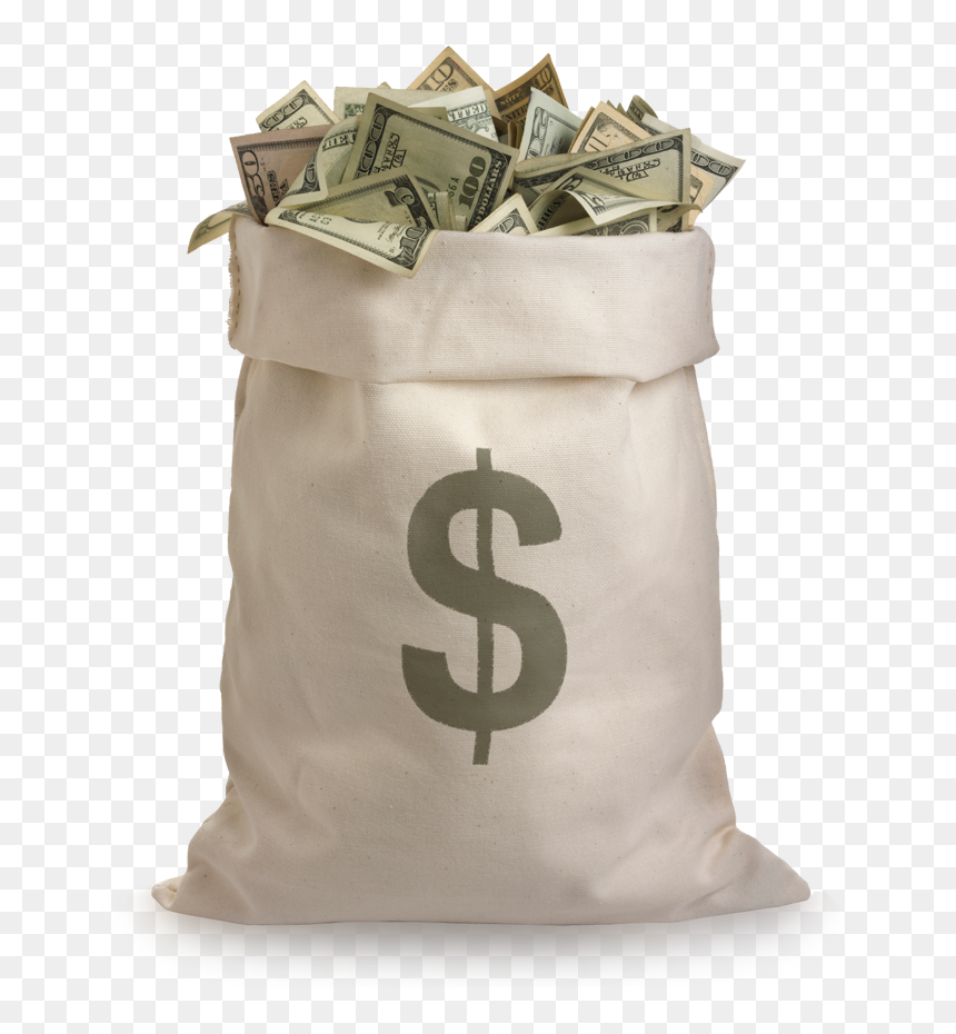 Bag Of Money Png, Transparent Png - dollar png