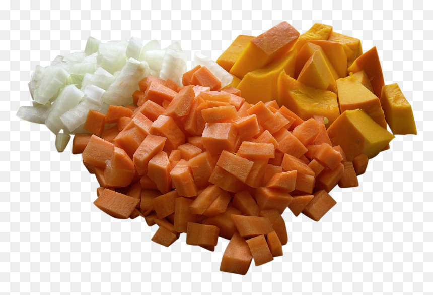 Chopped Vegetables Png Transparent, Png Download - carrot png