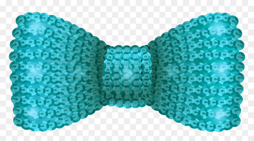 Sequin Bow Vector, HD Png Download - bow tie png