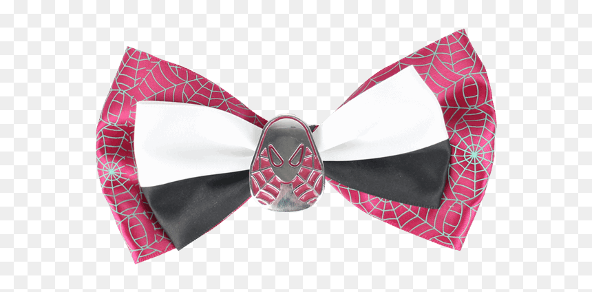 Spider Gwen Hair Bow, HD Png Download - bow tie png