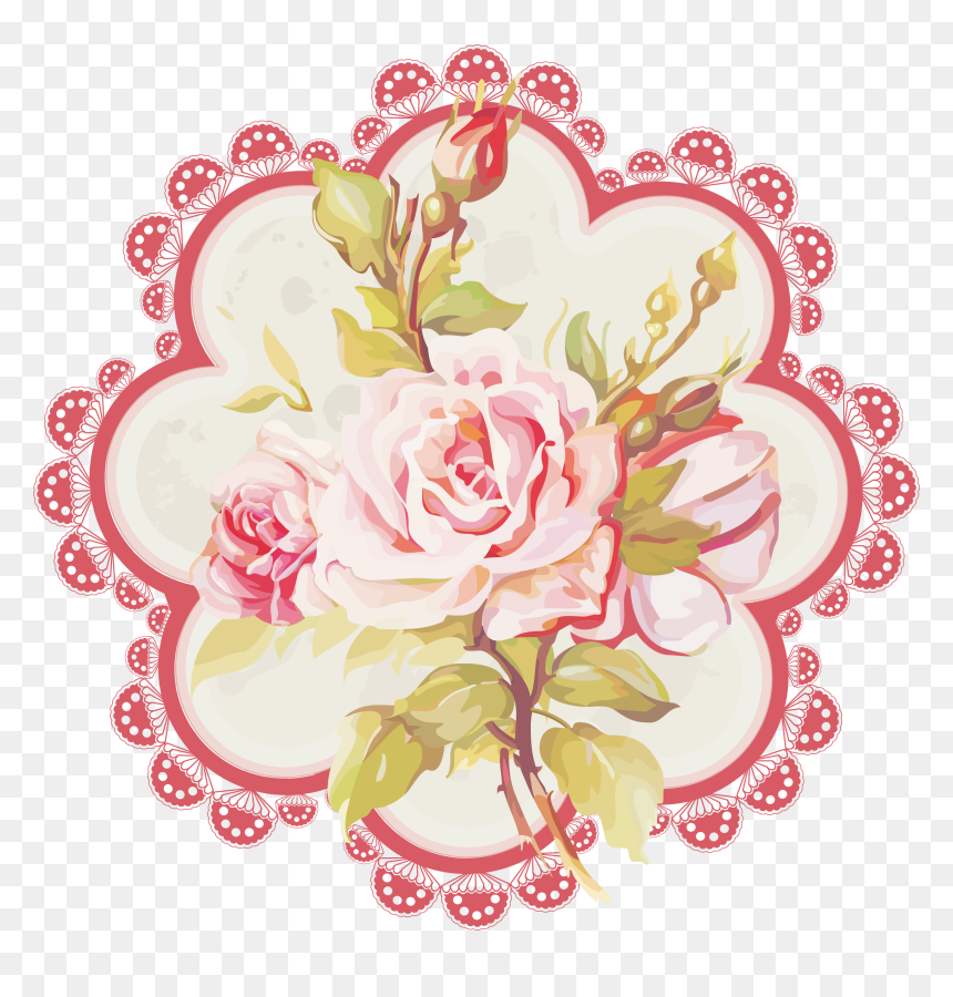Flower, HD Png Download - flower border png