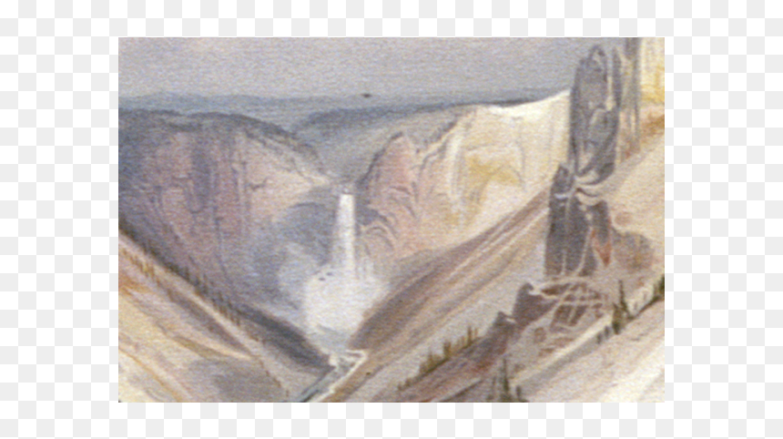 Grand Canon Of The Yellowstone, Yellowstone National, HD Png Download - waterfall png