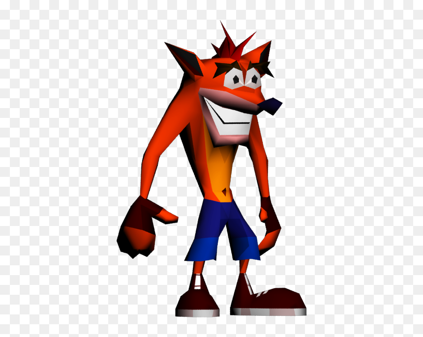 Crash Bandicoot Original Model, HD Png Download - crash bandicoot png