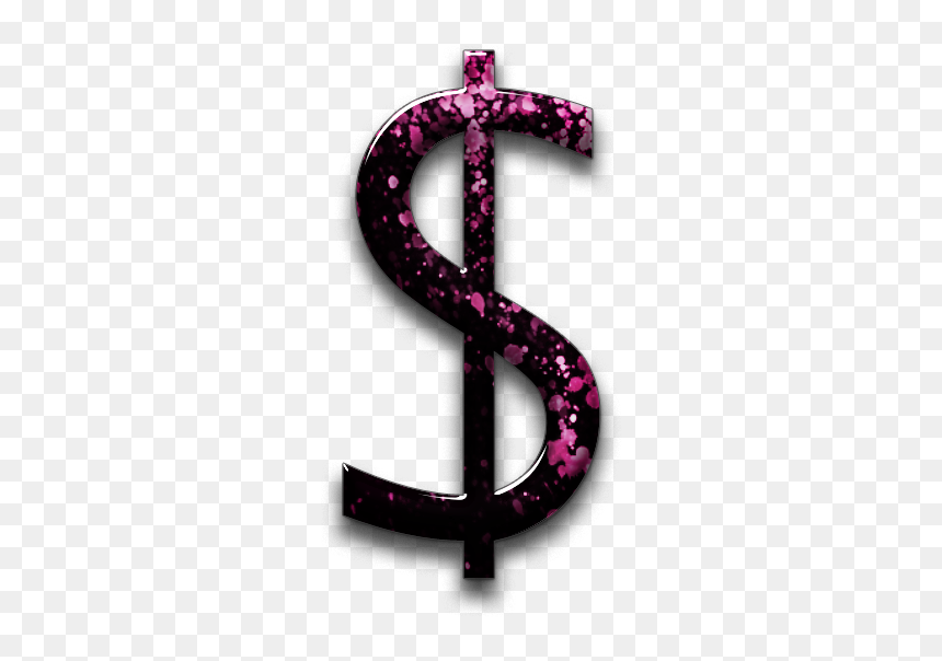 Money Sign Pink, HD Png Download - no sign png