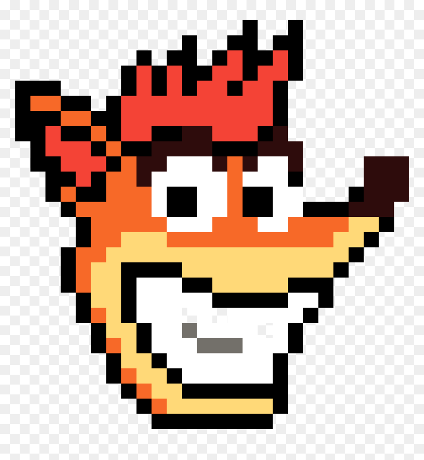 Hama Beads Crash Bandicoot, HD Png Download - crash bandicoot png