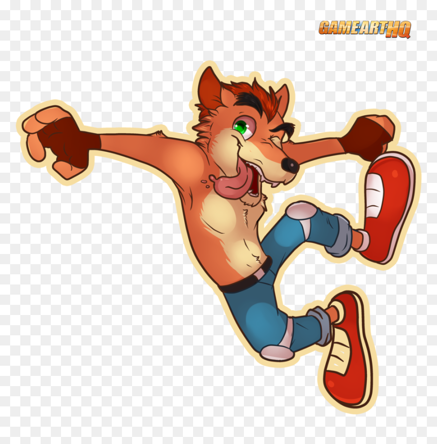 Crash Bandicoot Portal Art, HD Png Download - crash bandicoot png