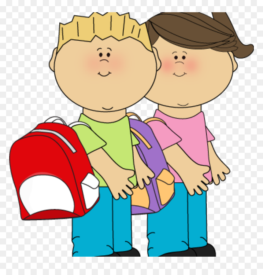 Waiting At Bus Stop Clipart, HD Png Download - kids png
