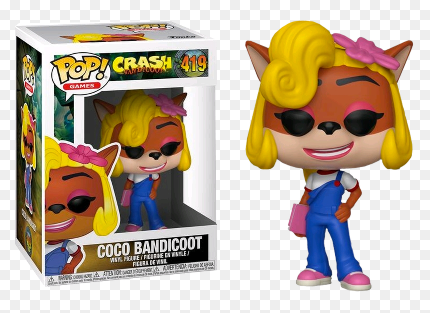 Funko Pop Coco Bandicoot, HD Png Download - crash bandicoot png