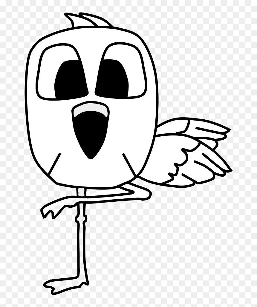 Duck, HD Png Download - flamingo png