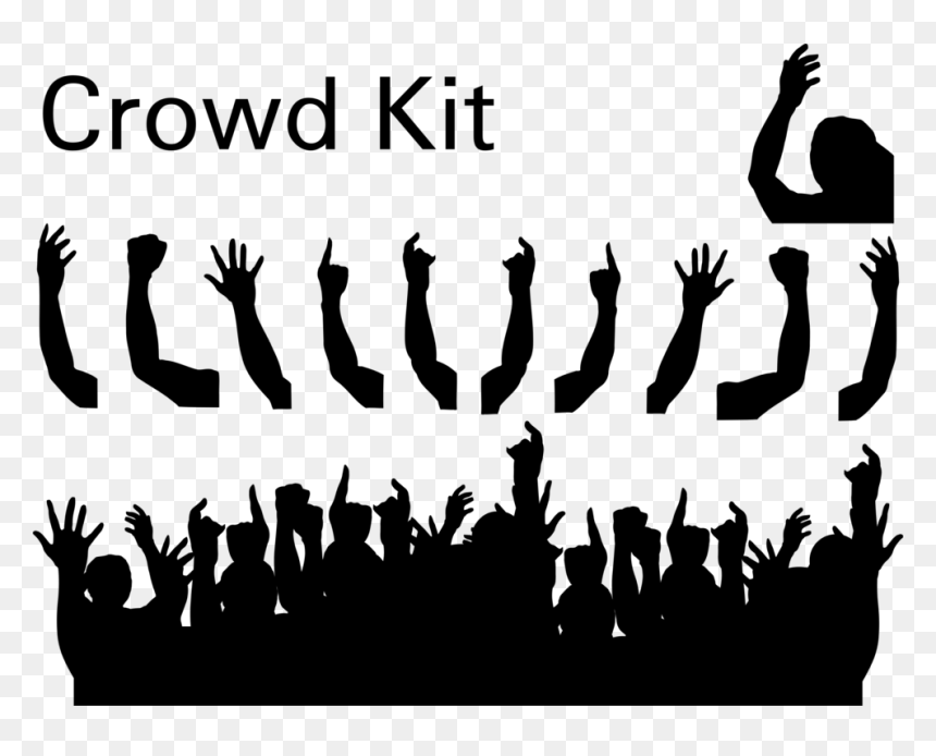 Clipart Crowd, HD Png Download - crowd png