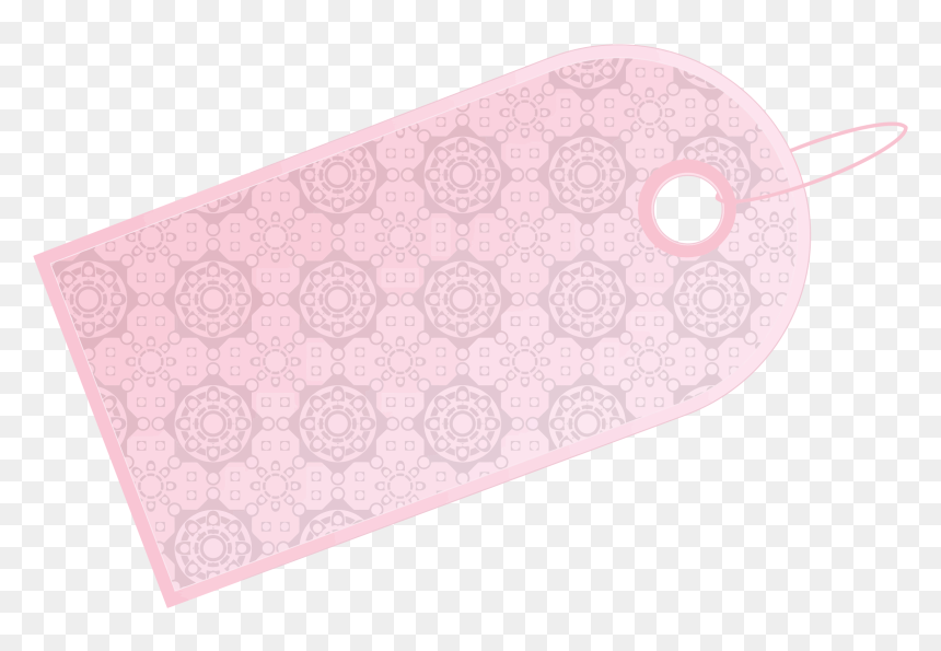 Pink Gift Tag Clipart, HD Png Download - price tag png