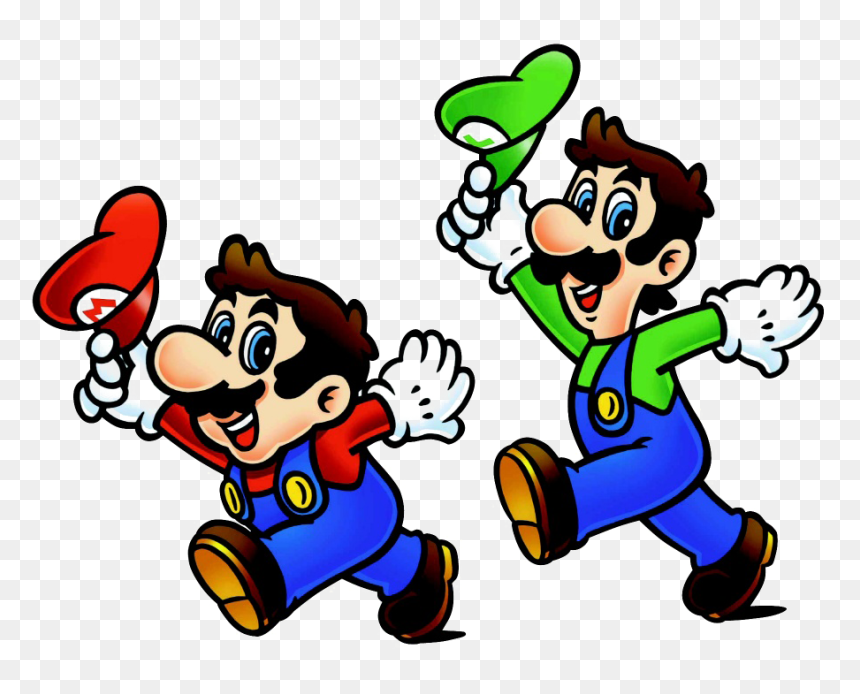 Mario And Luigi Super Mario World, HD Png Download - luigi png