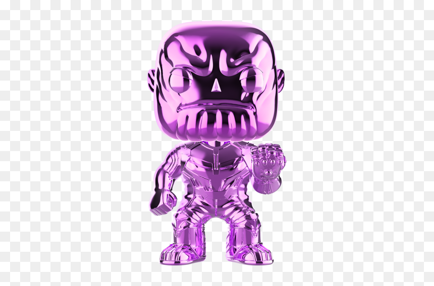 Funko Pop Thanos Chrome, HD Png Download - thanos png