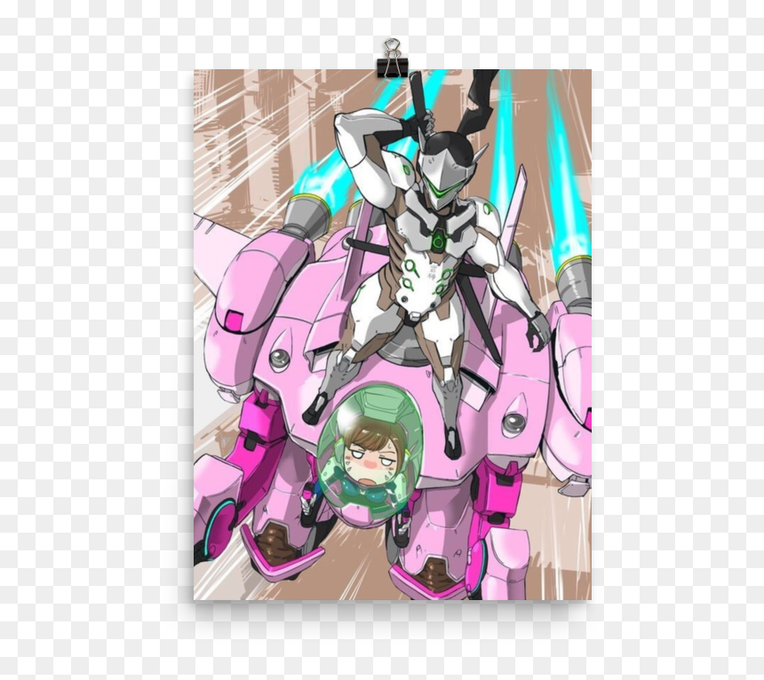 D Va X Genji, HD Png Download - genji png