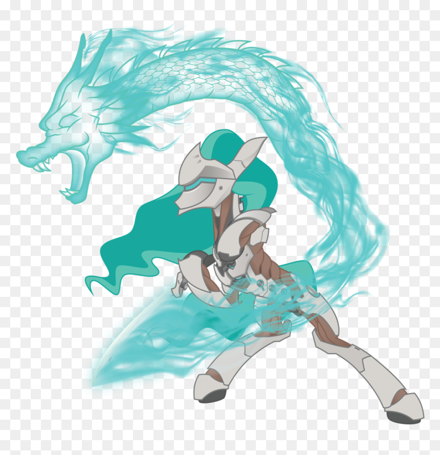 Genji Mlp Overwatch, HD Png Download - genji png