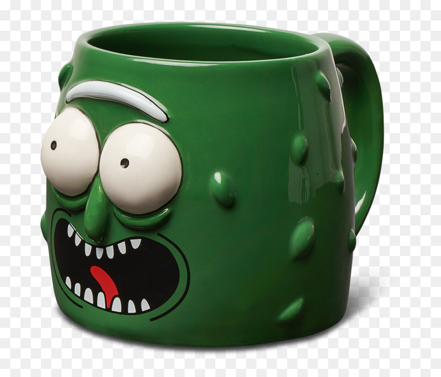 Taza Rick Pepinillo, HD Png Download - pickle rick png