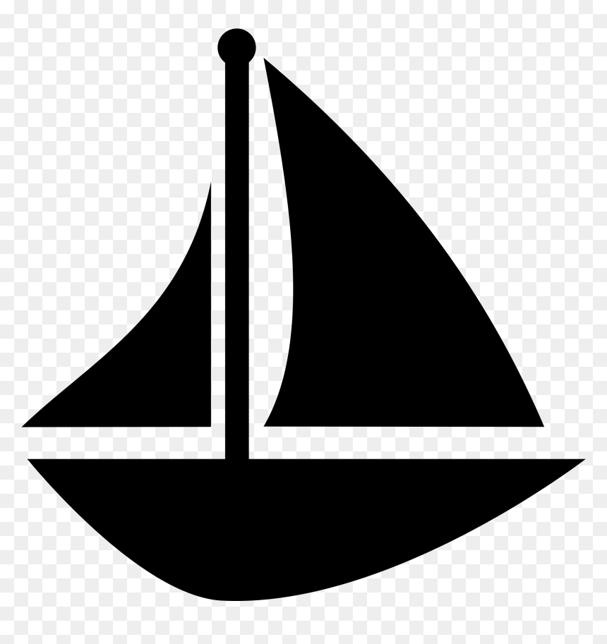Sailboat Clipart, HD Png Download - pin png