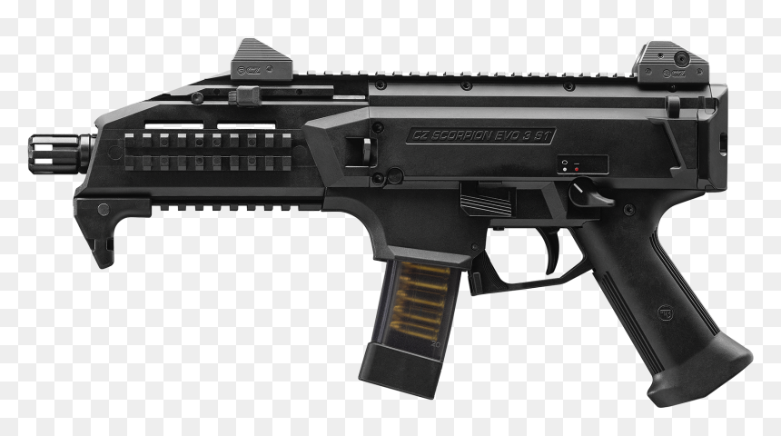 Scorpion Evo 3, HD Png Download - pistol png
