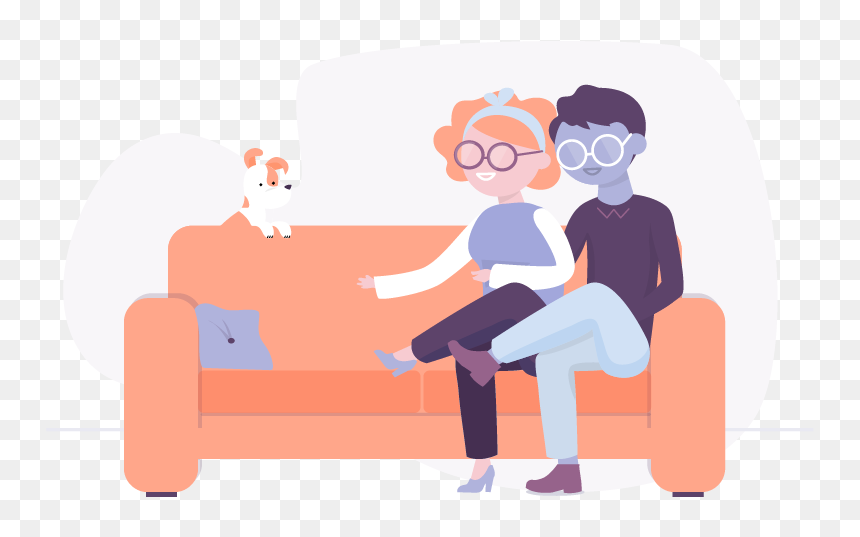 Cartoon, HD Png Download - couch png