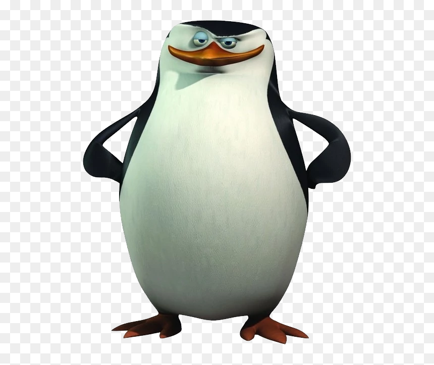 Pinguini Di Madagascar Skipper, HD Png Download - penguin png