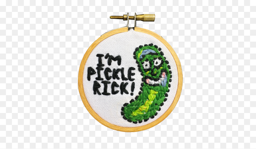 Needlework, HD Png Download - pickle rick png