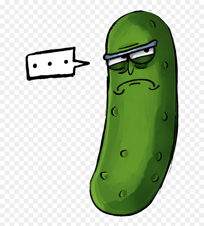 Cucumber, HD Png Download - pickle rick png