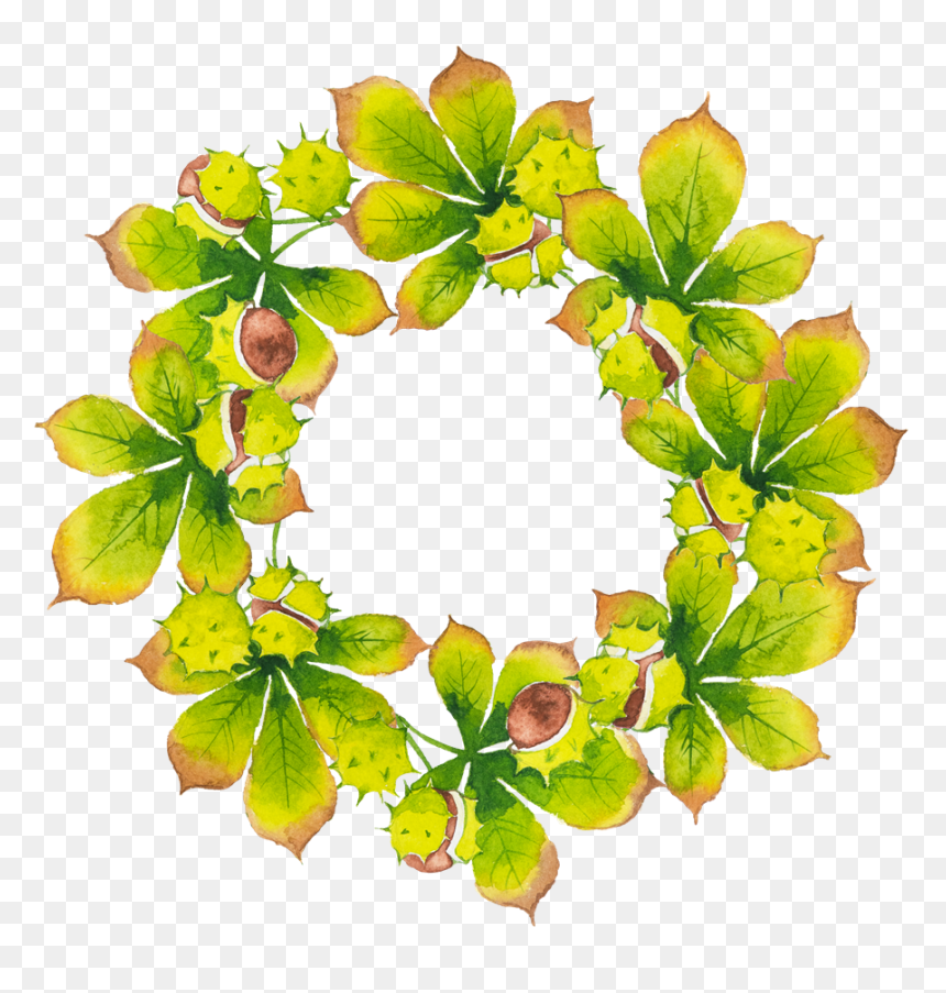 Каштан Пнг, HD Png Download - leaf png