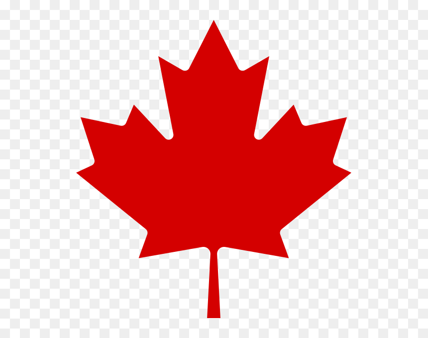 Red Maple Leaf Canada, HD Png Download - leaf png
