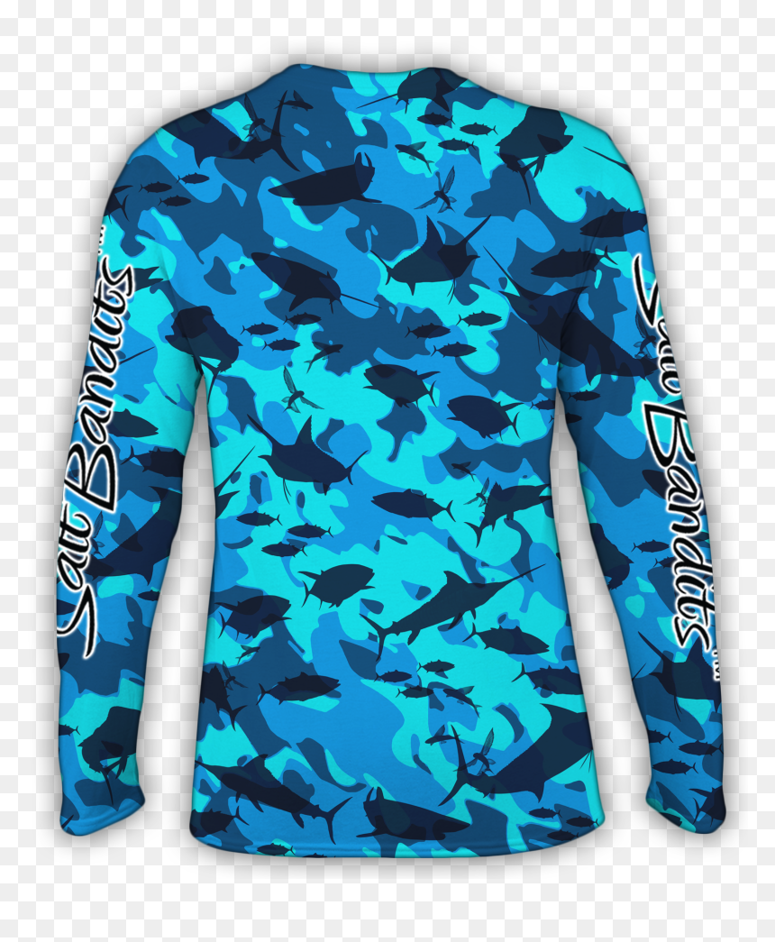 Long Sleeve Blue Camouflage, HD Png Download - trump png