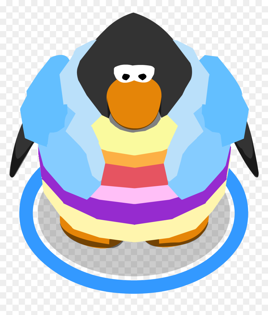 Club Penguin Black Penguin, HD Png Download - graduation cap png