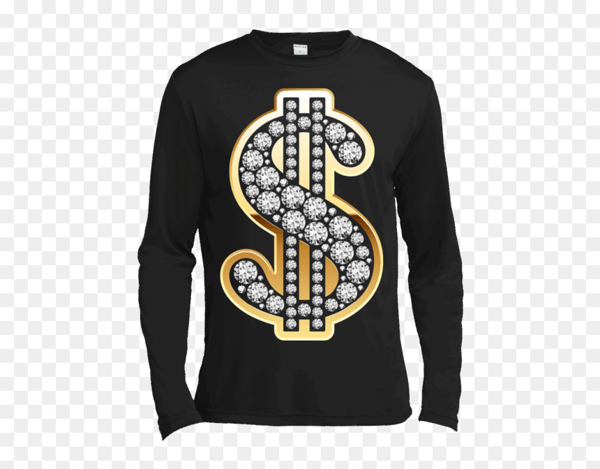 Gold And Diamond Dollar Sign, HD Png Download - dollar sign png