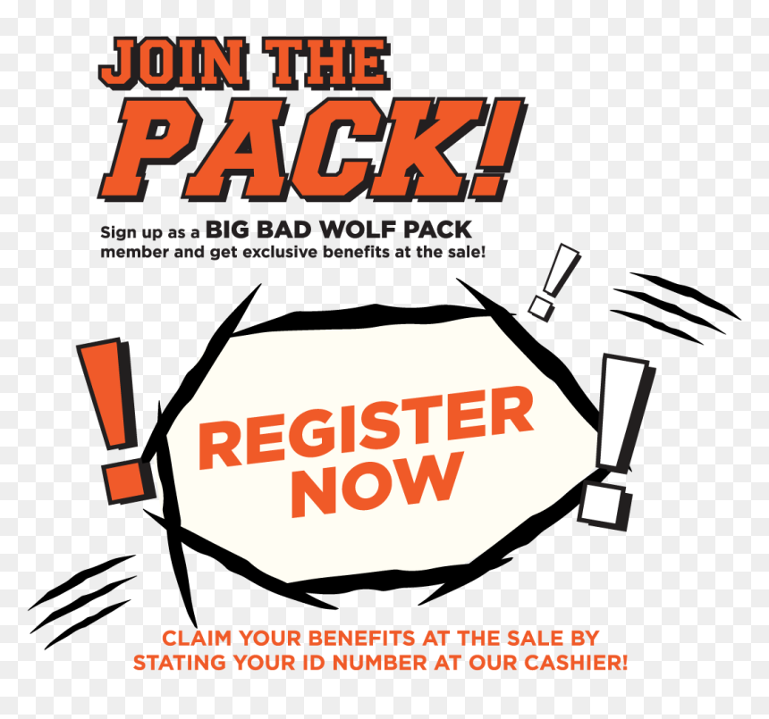 Big Bad Wolf Membership, HD Png Download - wolf png