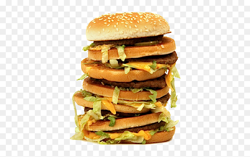 Biggest Mcdonalds Burger In The World, HD Png Download - food png