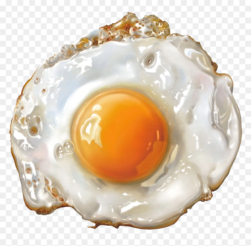 Fried Egg On Concrete, HD Png Download - egg png
