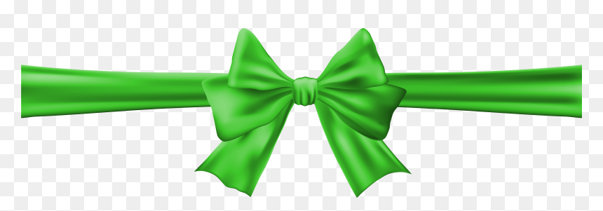 Transparent Green Bow, HD Png Download - bow png