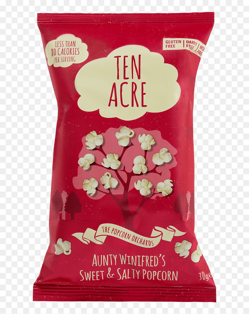 Ten Acre Popcorn, HD Png Download - popcorn png