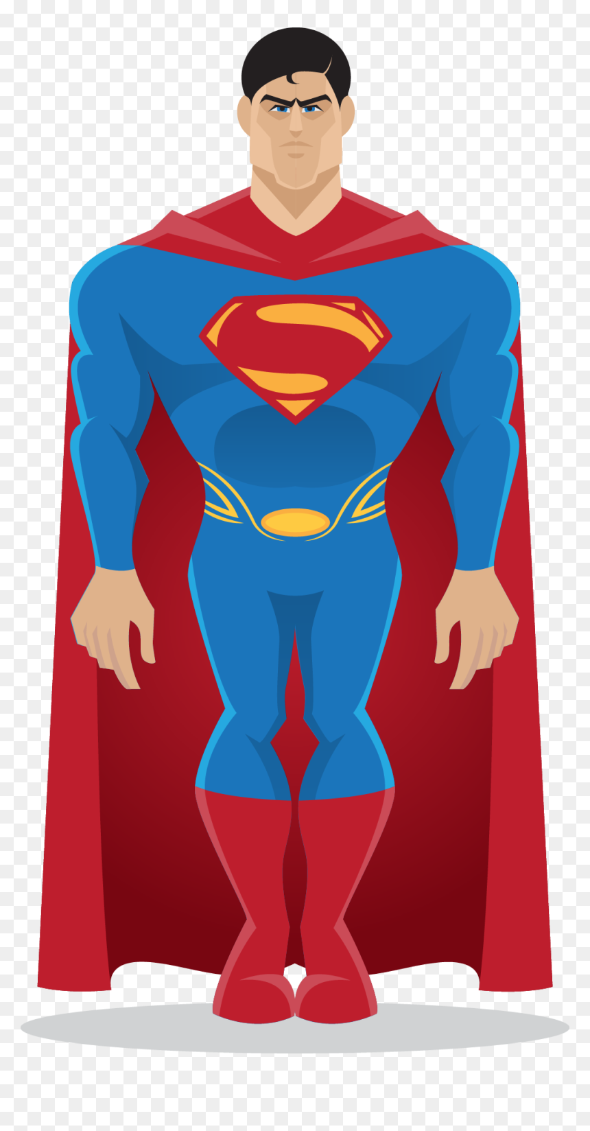 Супермен Вектор, HD Png Download - superman png