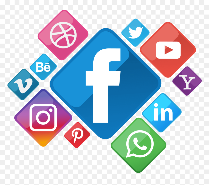 Social Media Marketing Images Png, Transparent Png - social media png
