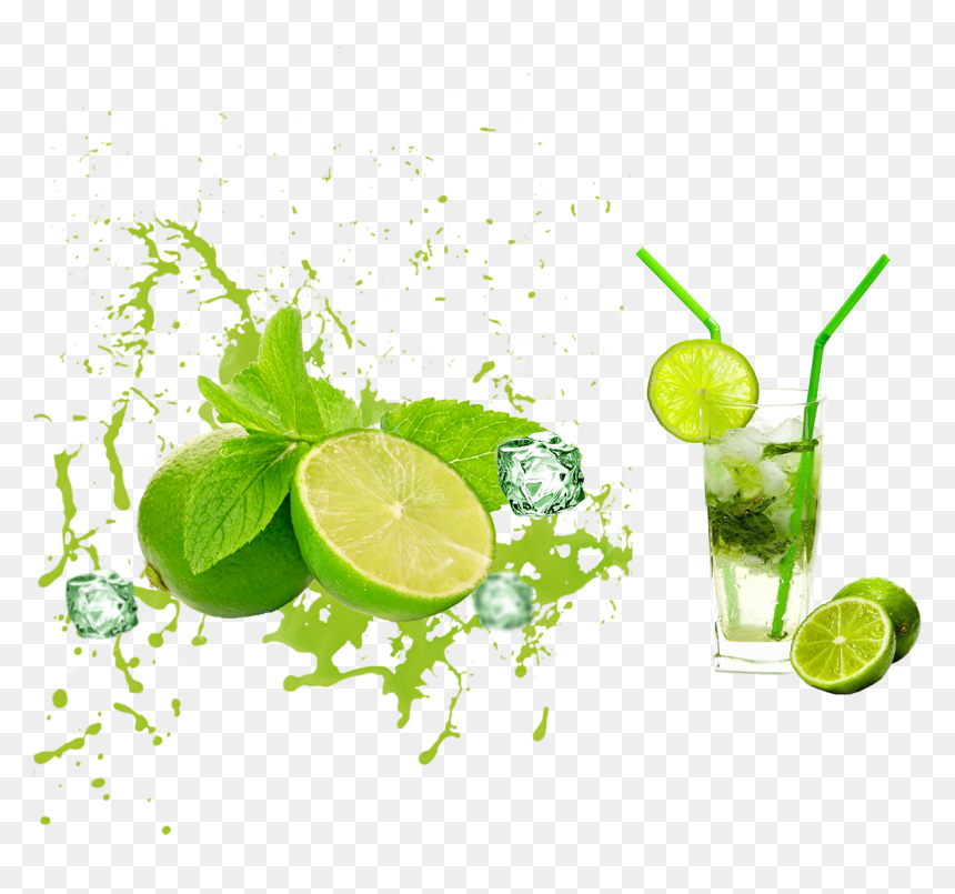 Mojito, HD Png Download - lemon png