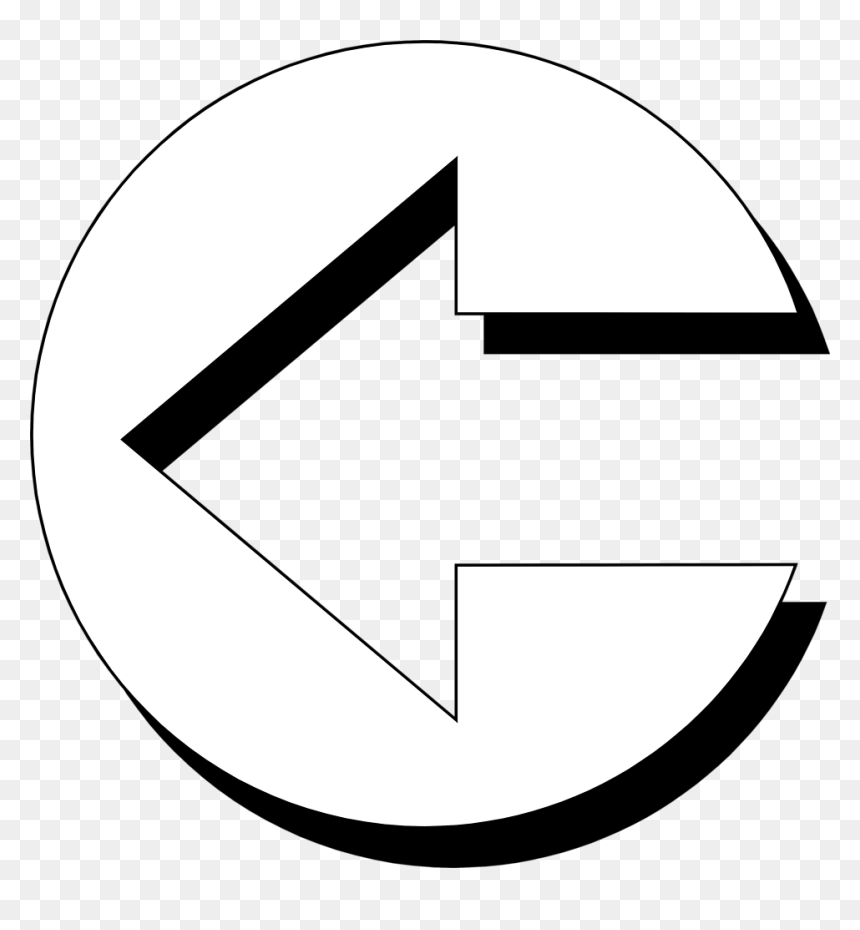 Circle, HD Png Download - white arrow png
