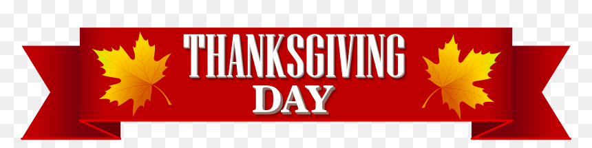 Happy Thanksgiving Banner Png, Transparent Png - thanksgiving png