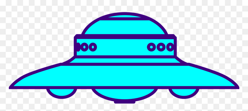 Blue Ufo Clipart, HD Png Download - alien png