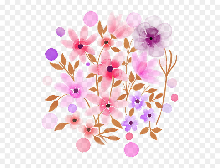 Moth Orchid, HD Png Download - watercolor flowers png