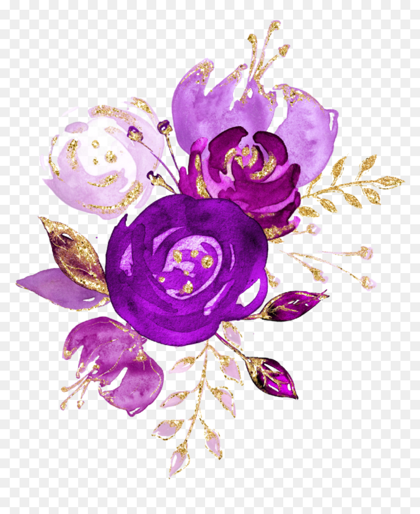 Artificial Flower, HD Png Download - watercolor flowers png