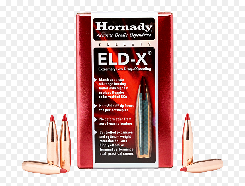 Hornady Eld X 308 Bullet, HD Png Download - bullet png