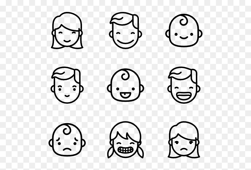 Couple Icon Transparent, HD Png Download - face png