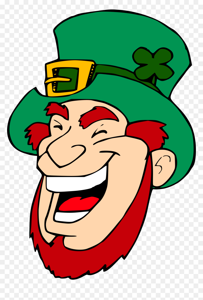 Leprechaun Laughing, HD Png Download - face png