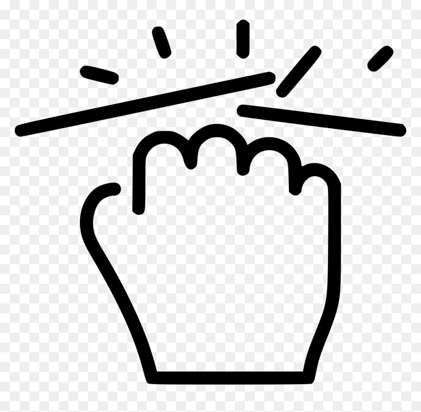 Punch Icon, HD Png Download - fist png