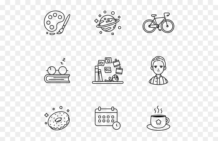Line Art, HD Png Download - school png