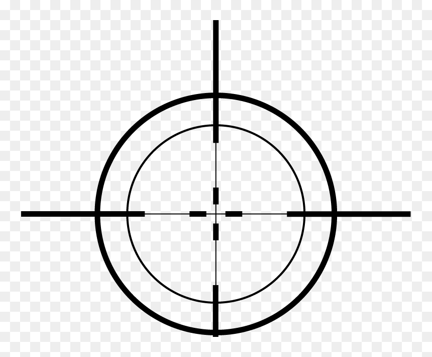 Circle, HD Png Download - crosshair png